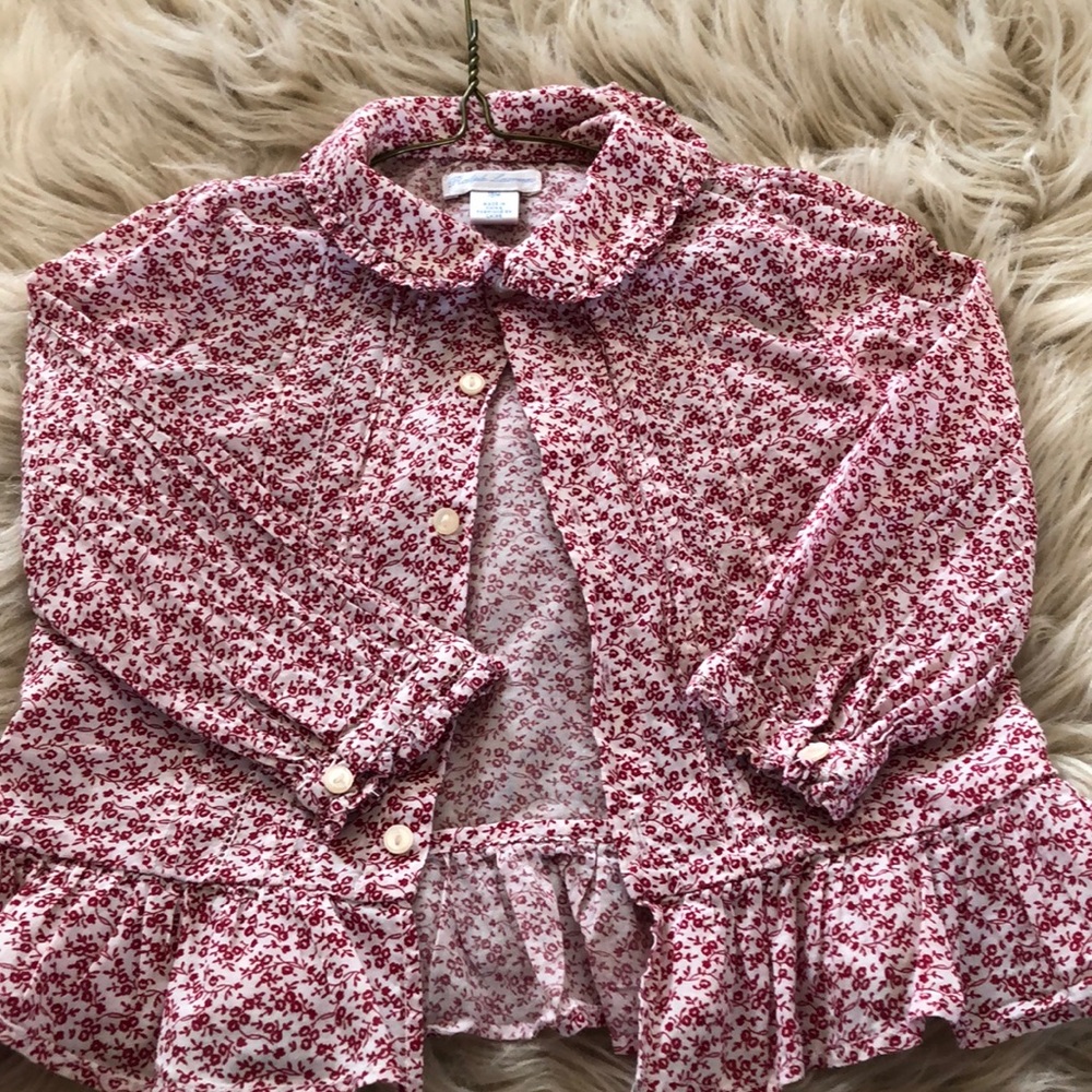 💙💗Ralph Lauren baby girls button down shirt